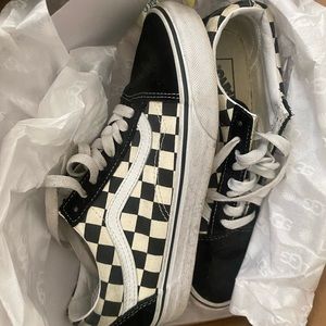 Checkered vans